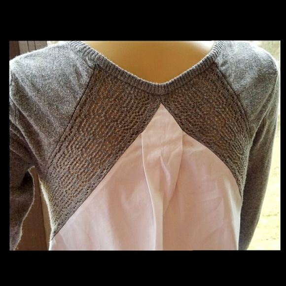 ▪️RACHEL ROY▪Lace Panel Sweater Blouse - Picture 5 of 6